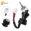 MATI Ignition Key Switch for Yamaha YFZ450 2004-2013 Kodiak 400/450 Wolverine 450 Grizzly 450 2003-2014 Grizzly 400 2007-2008