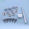 30/32Pcs Silver Snap Fastener Stainless Canvas Screw Kit Tent Boat Marine Car Canopy Accessories