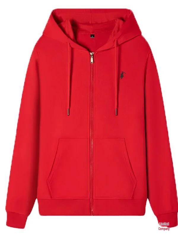2025 Trendy Pony Print Zipper Hoodie