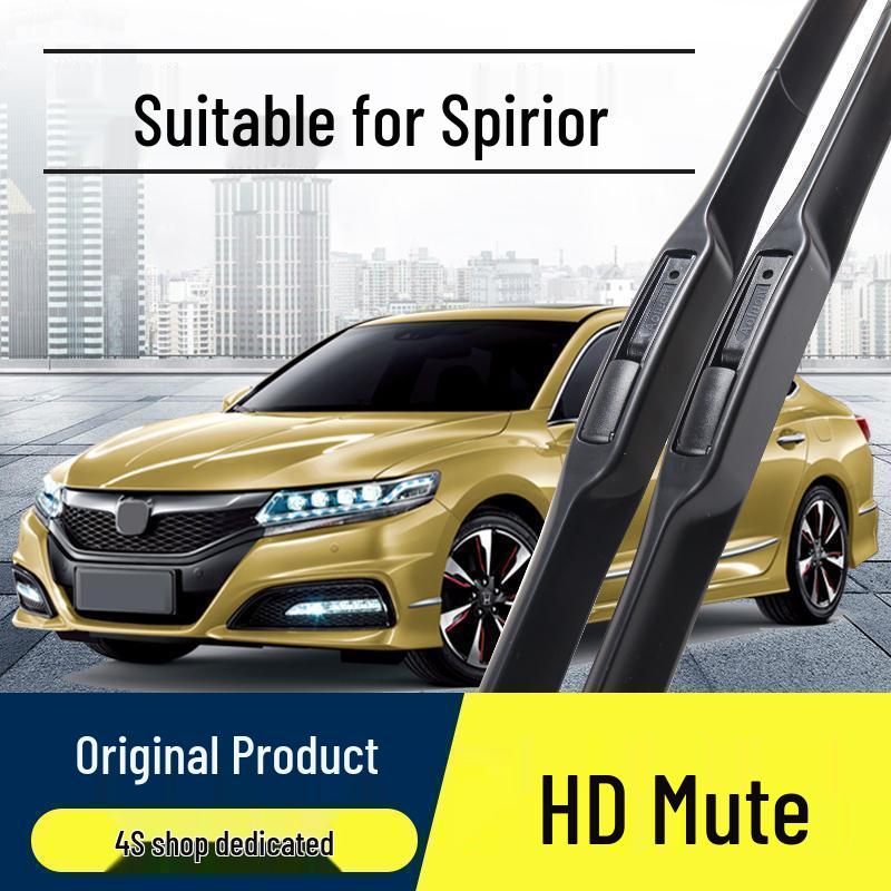 Honda Spirior Frameless Silent Front Wiper Blade with Original Rubber Strip