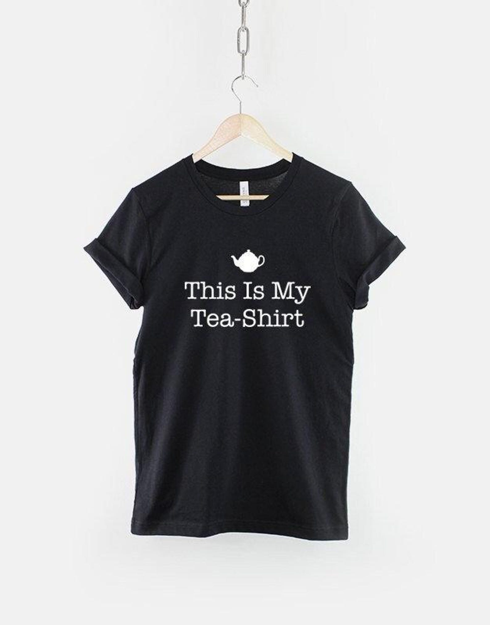 Tea Lover Shirt, Funny British Tea T Shirt, Gift for Tea Drinker, Cute UK Humor Top XL