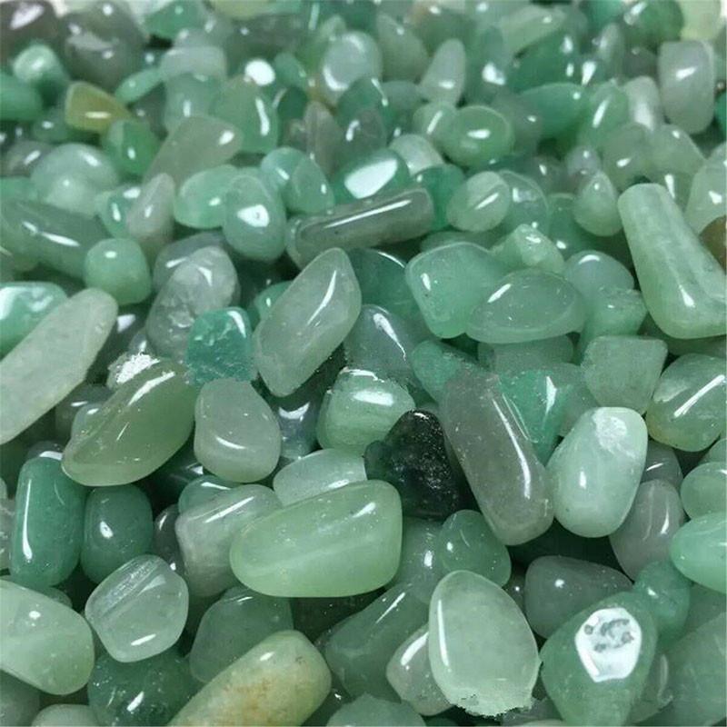 100g Natural Green Aventurine Tumble Stones Quartz Crystal Gemstone Bulk Decor