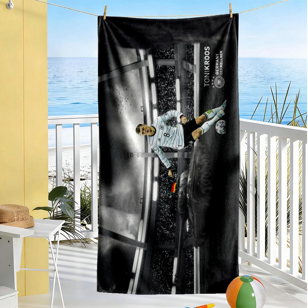 Goalkeeper Action Beach Towel Super Soft & Absorbent Comfortable Lightweight Perfect for Traveling Yoga Camping and Swimming