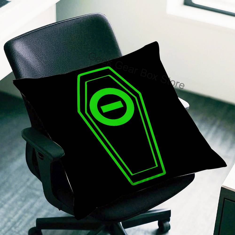 TType O NNegativeS Rock Band Pillow Case cartoon anime peripheral Bedroom Sofa Decorative Cushion Cover Soft Cushion Cover