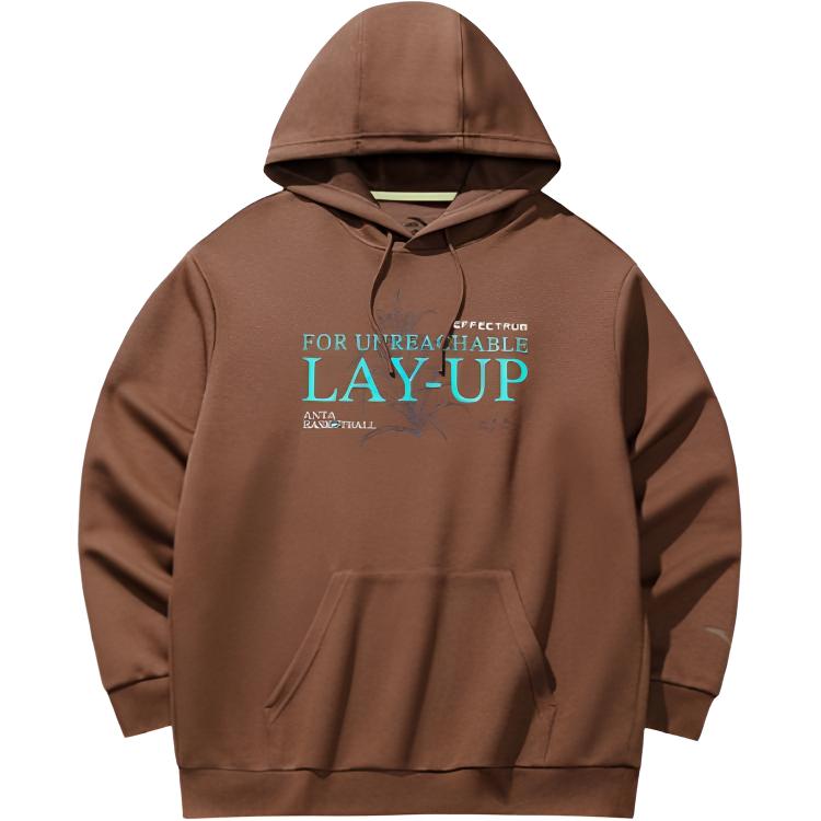 

Anta Баскетбольная серия Спортивный повседневный Простой худи Пуловер с принтом букв Удобный Универсальный Свободный Свитшот с длинным рукавом 972531706-2 S