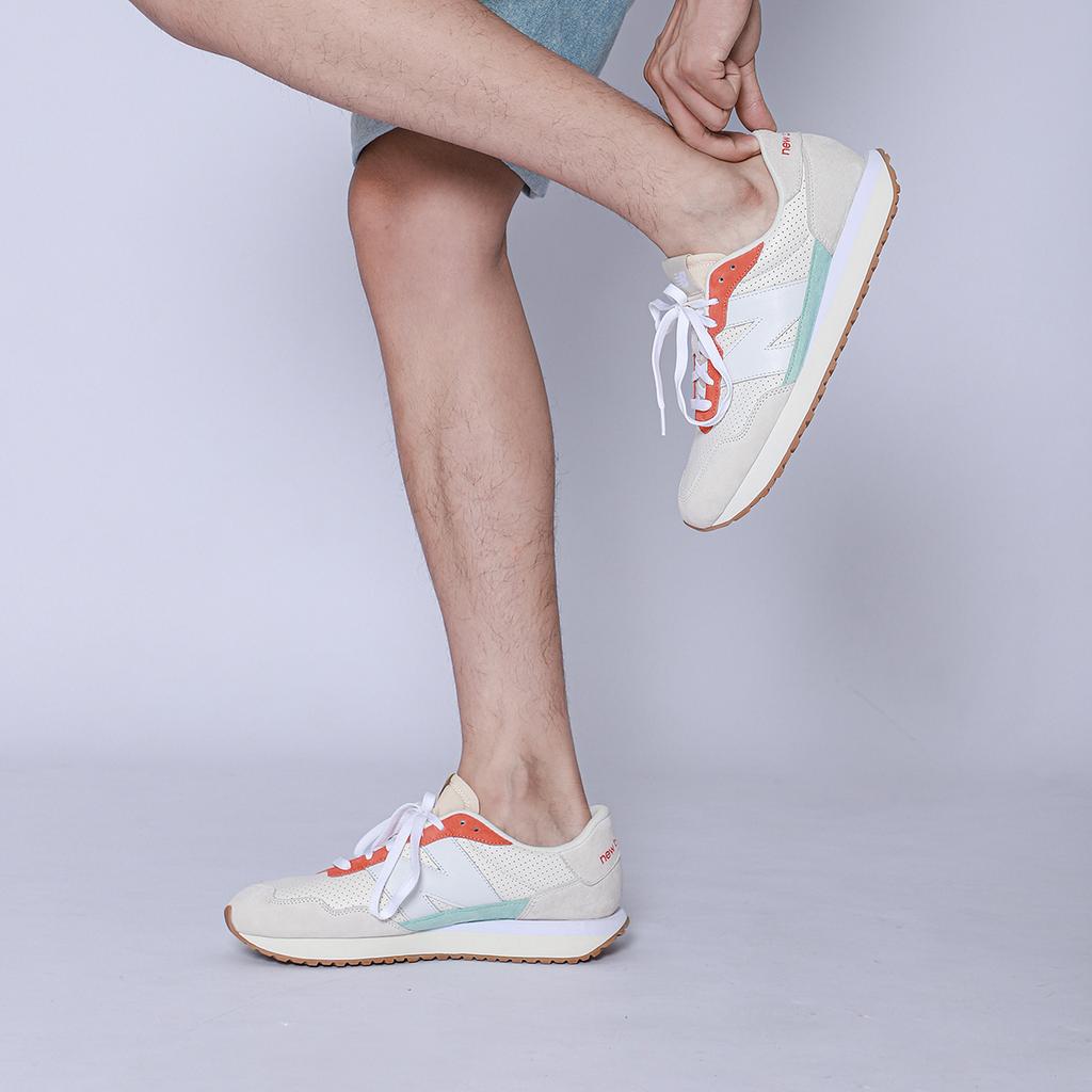 New Balance 237 White Ghost Pepper Unisex Sneakers Cream MS237PG