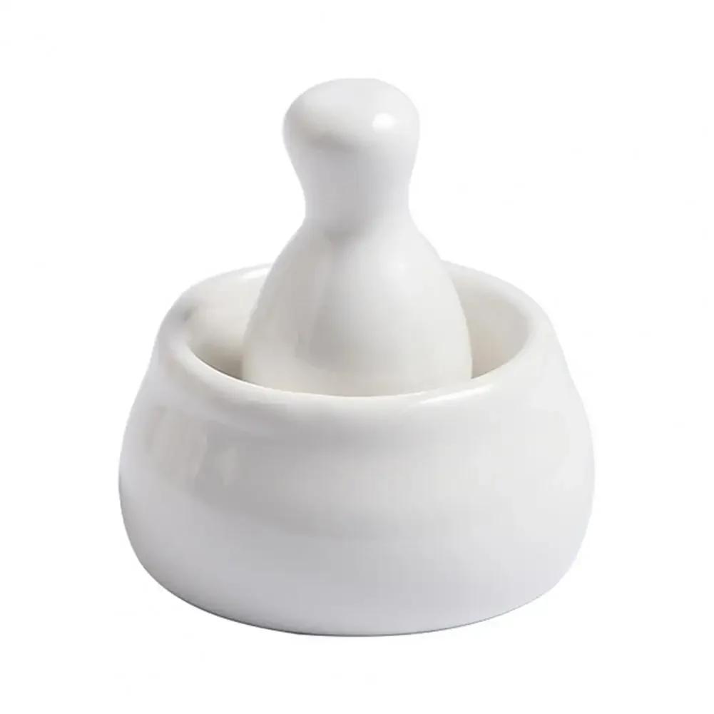 Ceramic Mortar And Pestle Set For Grinding Spices Herbs And More Kitchen Decor Essential Durable Herb Grinder Pill Crusher