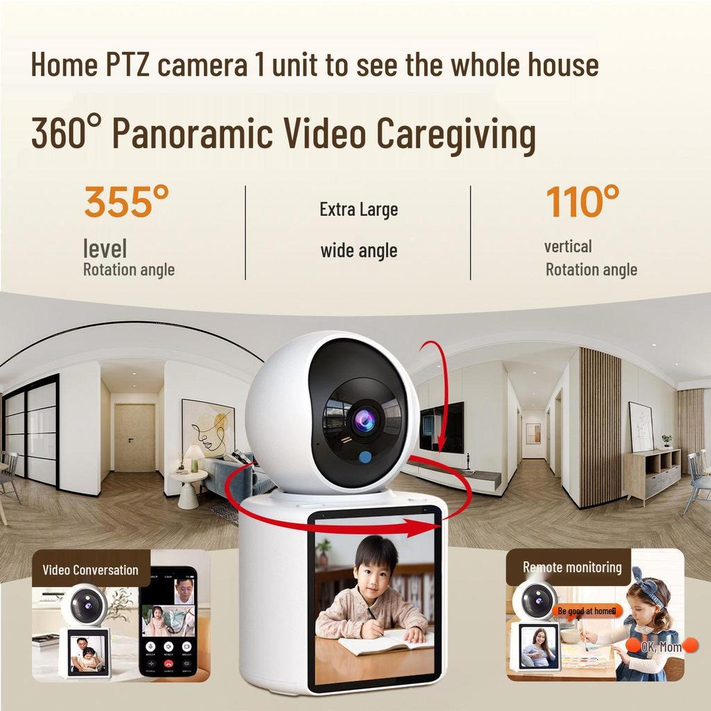 New 2026 360° Two-Way Surveillance Camera with Video Call