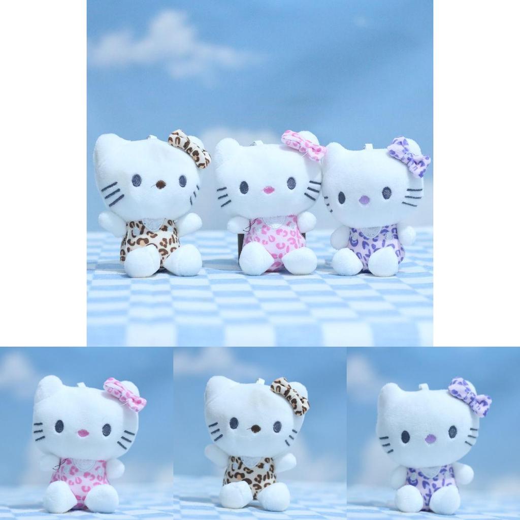 Adorable Cute Kawaii Kt Cat Plush Toy Keychain Soft Doll Bag Accessory 12cm