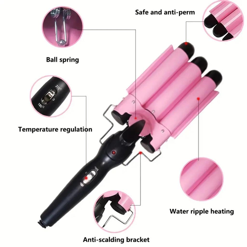 Professional Hair Curling Iron Ceramic Triple Barrel Hair Curler Irons Hair Wave Waver Styling Tools Hair Styler Wand