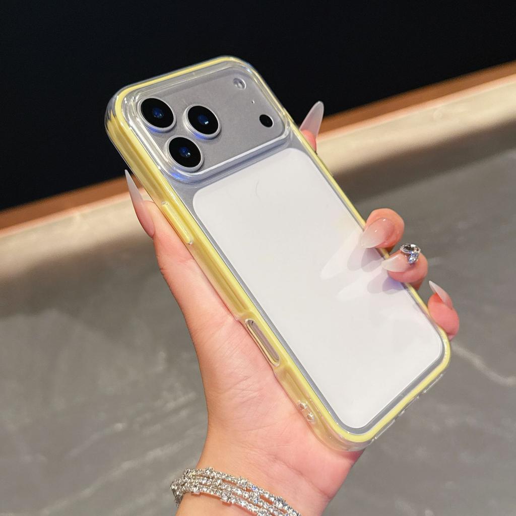 For IPhone 17 ProMax Dual Color 2-in-1 Phone Case for Apple 16 Anti Drop 15 Transparent Protective Cover