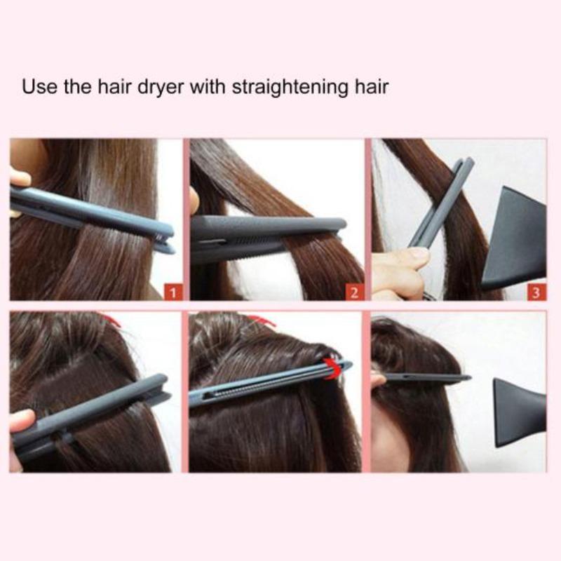 Hair Comb V Shape Clip-Type Multi-purpose Comfortable Grip Anti-slip Hair Straighten Reusable Salon Comb Hold Tongs Hair Styling Tools for Barber Shop
