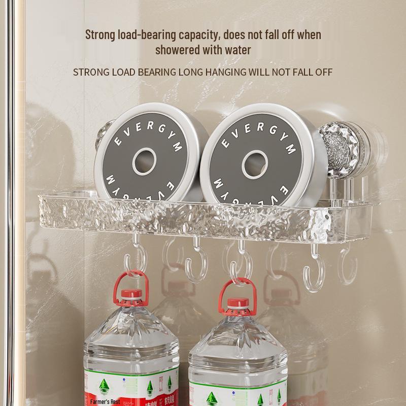 Corrugated Suction Cup Bathroom Triangle Shelf - Punch-Free Wall-Mounted Storage Rack