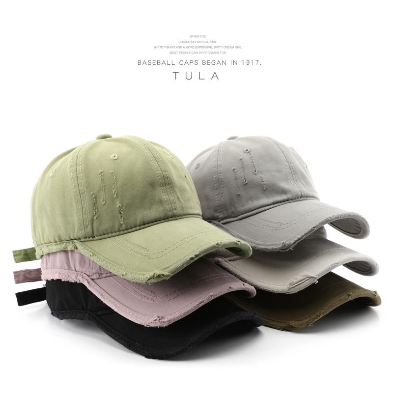 Retro Women's Spring and Autumn Solid Color Light Board Cap Outdoor Sports Men's Travel Sunscreen Shading Baseball Cap
