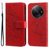 For Xiaomi Redmi A3 4G/Poco C61 4G Case Floral Pattern PU Leather Wallet Stand Phone Cover