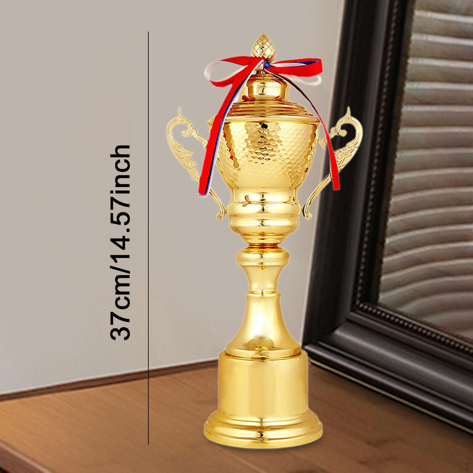 

Наградной трофей Металлические трофеи Кубок Баскетбол Футбол для фотосессий 37cm