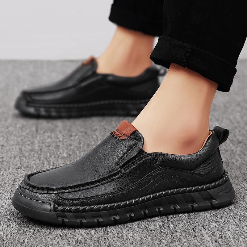 Scarpe Casual da Uomo in Pelle Stivaletti da Uomo Scarpe Casual Fatte a Mano