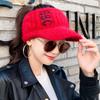 Tide Knitted Empty Top Hat Ladies Outdoor Duck Tongue Cycling Alphabet Wool Hat Rabbit Hair Blended Thermal Hat Winter