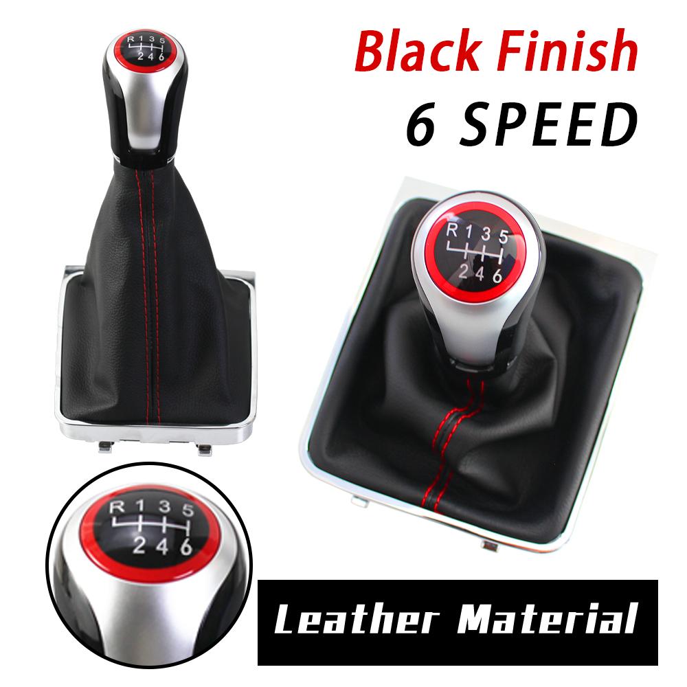 New Product Car Accessories 5/6 Speed Manul Gear Shift Knob For VW Passat B6 2005 2006 2007 2008 2009 2010 2011 Interior