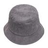 Corduroy Fisherman Cap Soft Sun Cap Outdoor Bucket Hat  Men Women
