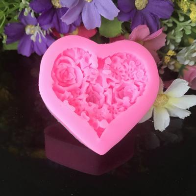 Pastry Molds Multi-purpose High Toughness Food Grade Heart Shape Floral Dessert Molds Baking Tools