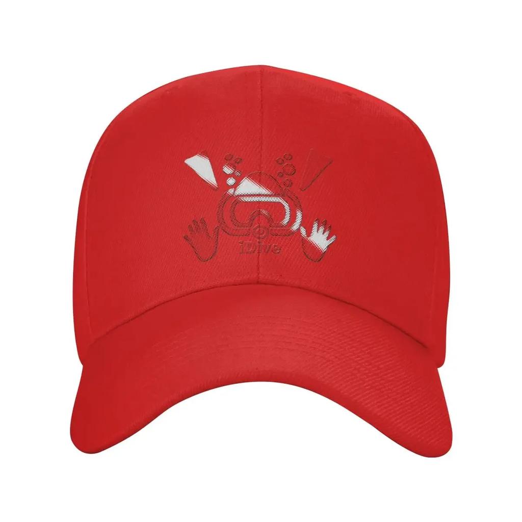 Custom Classic IDive Dive Flag Scuba Diving Baseball Cap Unisex Women Adjustable Unisex Diver Dad Hat Outdoor Sun Hat