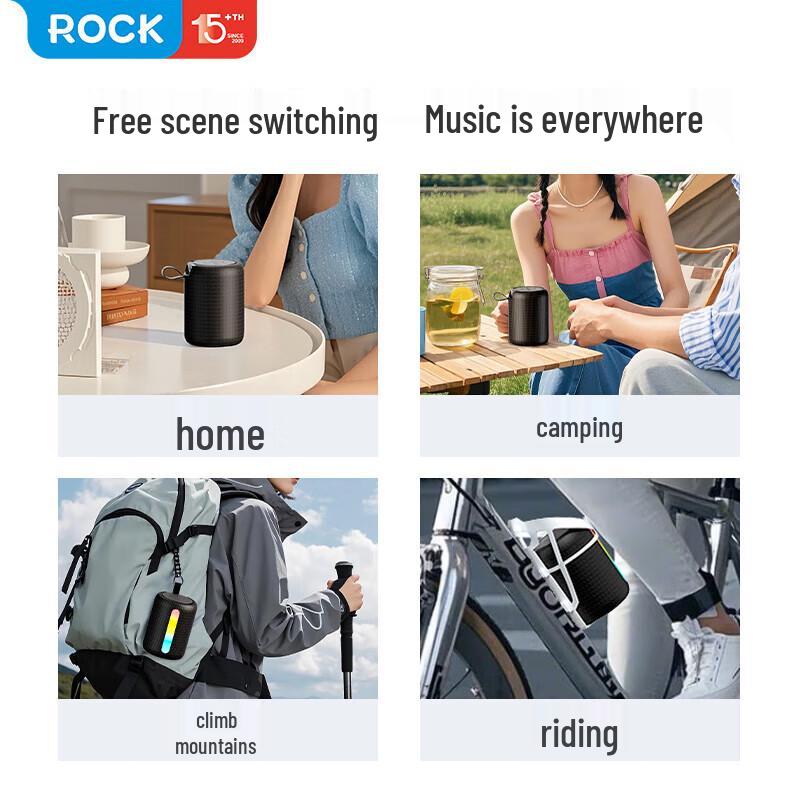 ROCK S56 Leuchtender Bluetooth-Lautsprecher