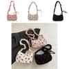 Fashionable Corduroy Crossbody Bag 2024 Summer Trendy Shoulder Bag With Strawberry Pattern