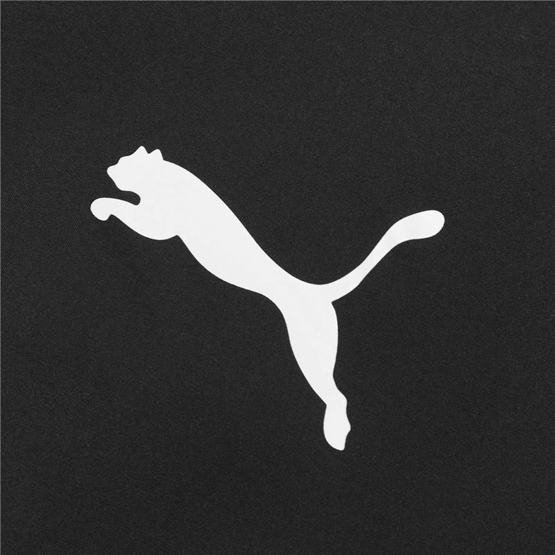 Puma Logo Print Woven Half-Zip Hooded Jacket Women Jackets Black 584134-01