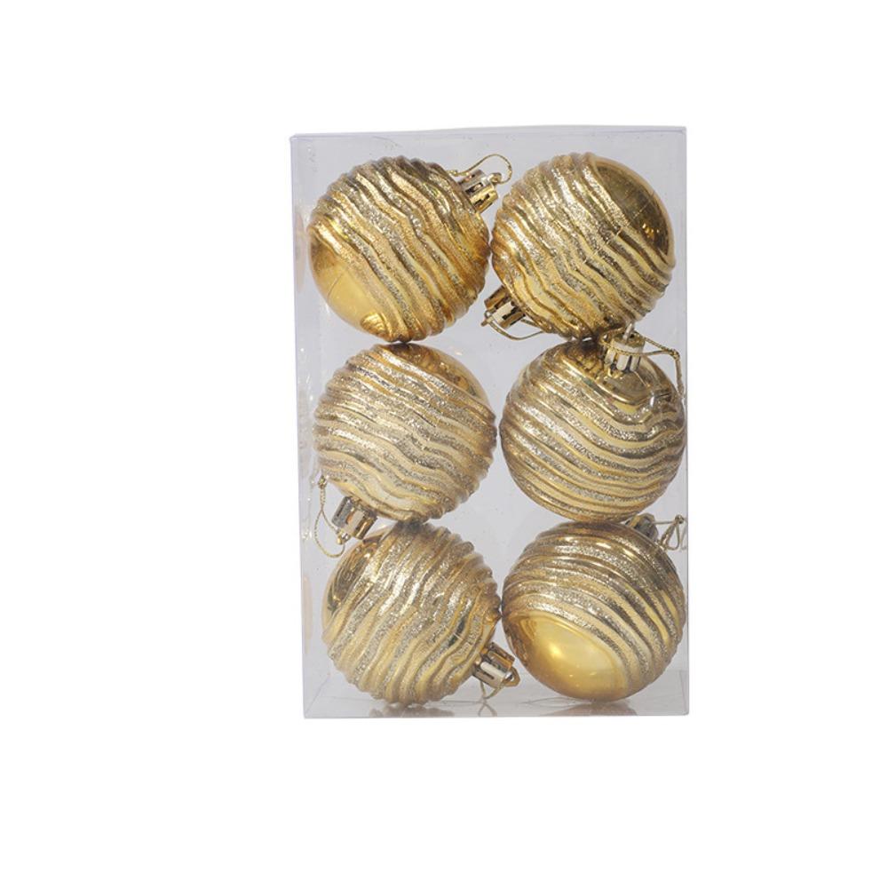 12pcs Creative Christmas Ball Delicate Hanging Ornament DIY Supplies Christmas Tree Pendant  Wedding