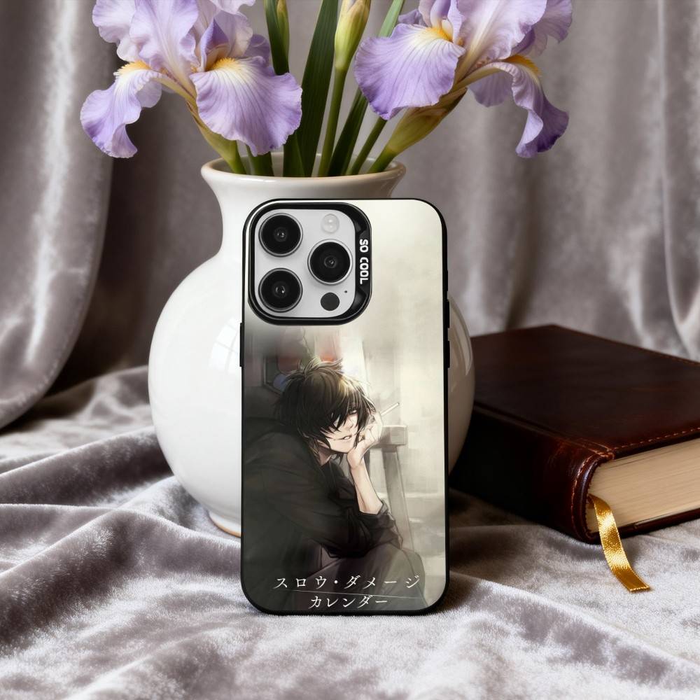 T-Towa-A S-Slow D-Damage-E Phone Case For iPhone17,16,15,14,13,12,11 Plus,Pro Max Black Candy silver phone case