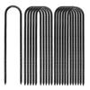 3Pcs L/Ushape Trampolines Rebars Stakes Galvanised Steel Ground Anchors Camping Tent Peg Landscape Garden Ground Stakes