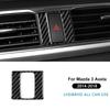 Real Carbon Fiber For Mazda 3 Axela 2014 2015 2016 2017 2018 LHD RHD Car Warning Light Frame Panel Inteior Accessories Sticker