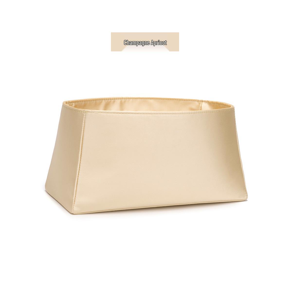 

Lvonthego Silk Satin Liner Bag: Inner Storage & Makeup Organizer 25cm (With Side Zipper)