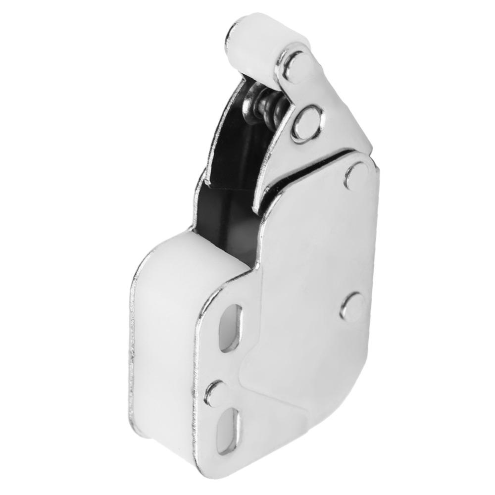 4pcs Mini Tip Cabinet Door Latch Push to Open / Press Open Automatic Spring Snap Cupboard Door Catch Touch Release Self-Locking