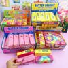 12 Stück vollständige Packung 13,5 cm Butterstange Langsam aufsteigendes Squishy Spielzeug Nasses Zurückfedern Feuchtes Weiches Gefühl Stressabbau Dekompression Fidget