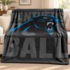 Carolina Panthers blanket Flannel Blanket Soft Cozy Plush Throw for Sofa Bed Lightweight Home Decoration Outdoor camping