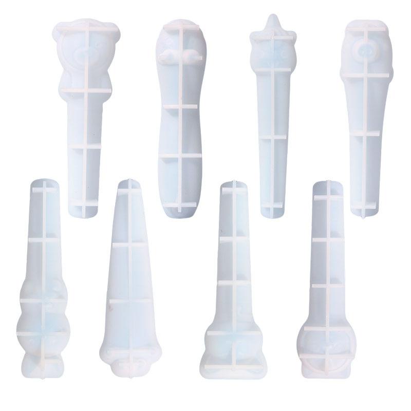 Silikonform Stift Briefpapier Epoxidform Tier Füllfederhalter Harzform Briefpapier