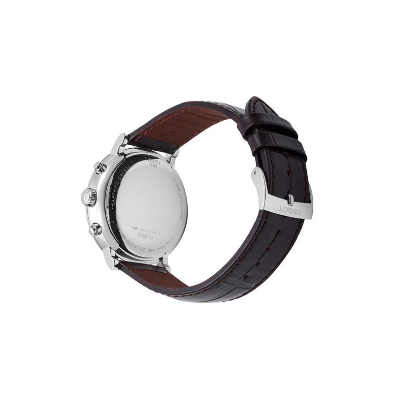 TISSOT Kason Zen I Collection Quartz Movement Men's Watches Watch 41mm White Dial Stainless Steel Case T122.417.16.011.00