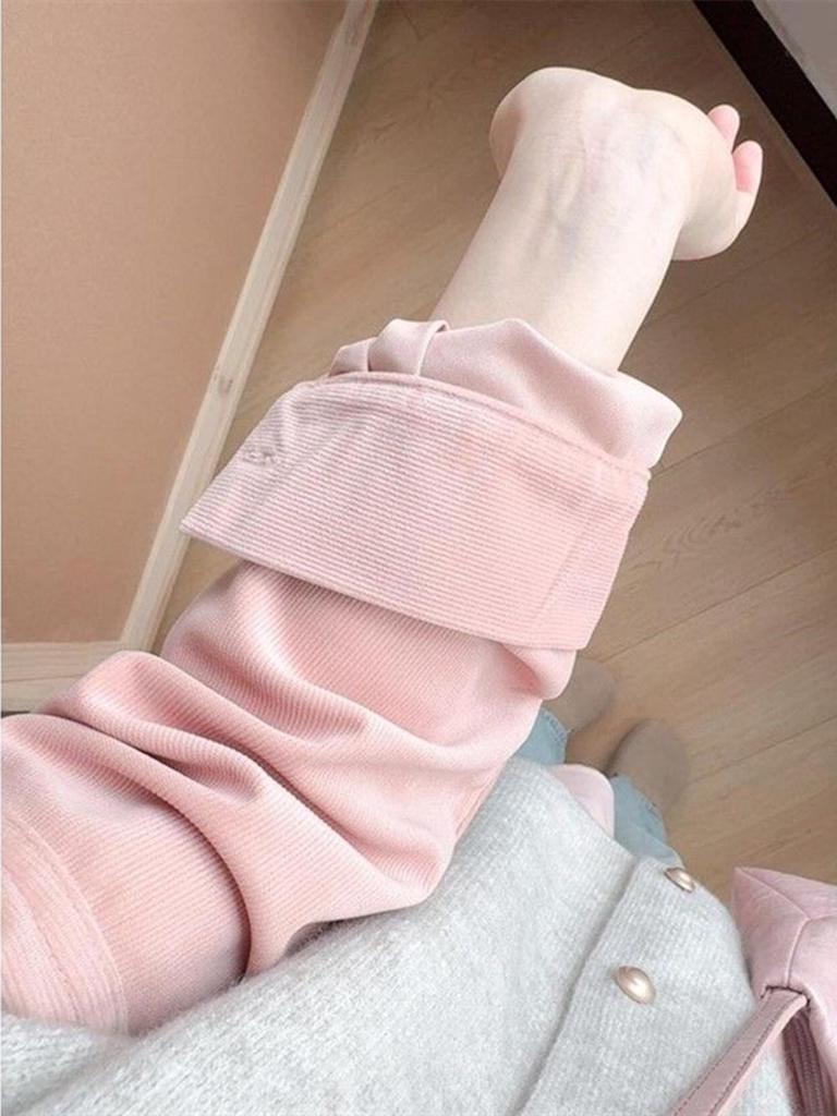 Korean Style Retro Corduroy Shirt: Women's Versatile Long Sleeve Spring/Autumn Layering Top