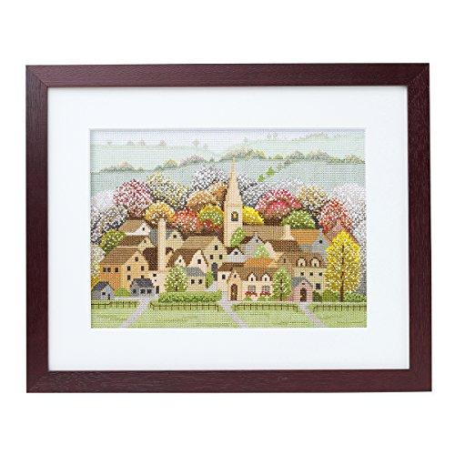 Набор для вышивания крестом Olympus Threads, Четыре сезона Котсуолд Осень, Не совсем белый, 7176