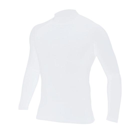 

Men Compression Shirt Letters Half Turtleneck Solid Color Quick Dry T-Shirt Sweat Absorption Gym Tee Top for Running Training Fitness M білий