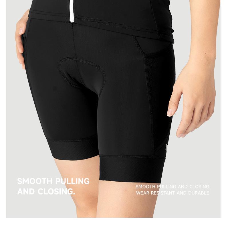 NUCKILY Damen Kurzarm Radtrikot und Shorts Set - Rennrad & Mountainbike Kleidung