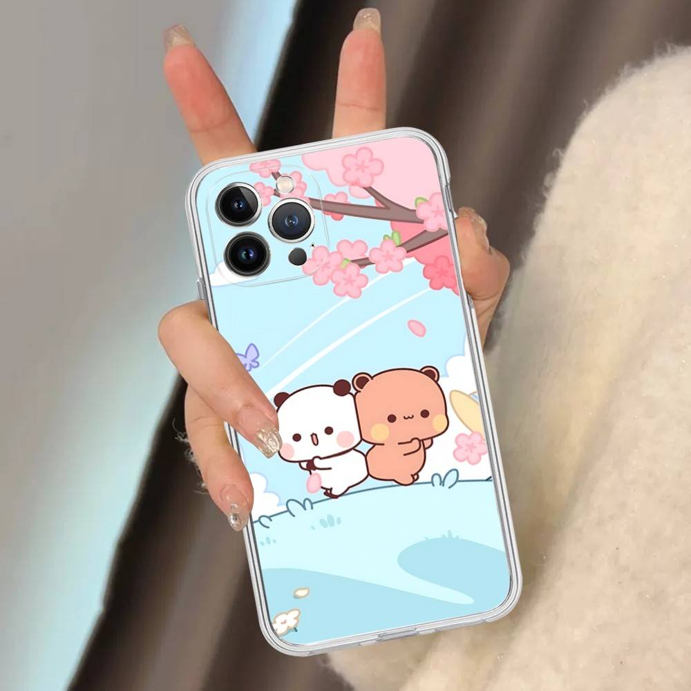 Cute Bubu Dudu Phone Case For IPhone 11 13 16 12 17 14 15 Pro Max Plus Soft Clear Back Cover Coque