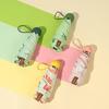 Cute Mini Five-Fold Umbrella Fruit Capsule Sun Womens Umbrella Sun Protection Uv Protection Sunshade Folding Sun Parasol