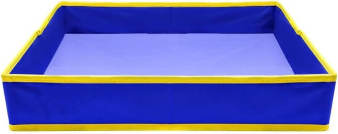 Набор для игры с песком в помещении для домашнего использования 50x50 см Складная песочница, Моющаяся, Совместима с песком Creation, Для игры в саду на улице, Игрушка для бассейна