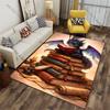 Curious dragon reading books carpet Yoga living room room decor children's crawling mat doormat area rug games mat