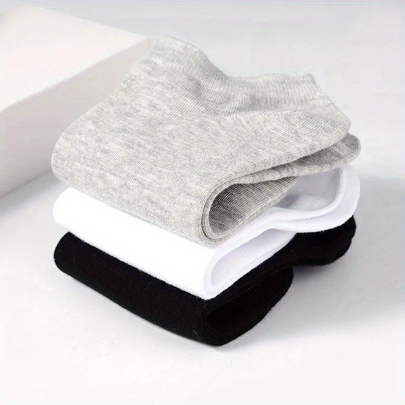 10 Pairs Unisex Low Cut Ankle Socks, Breathable Athletic Performance Socks, All-Season,37-44 US Size Range, Breathable Socks