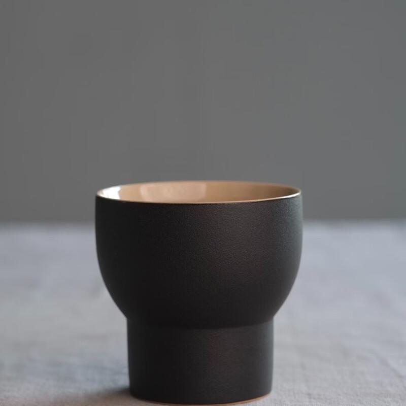 Jingdezhen Handmade Matte Black Ceramic Hand Cup