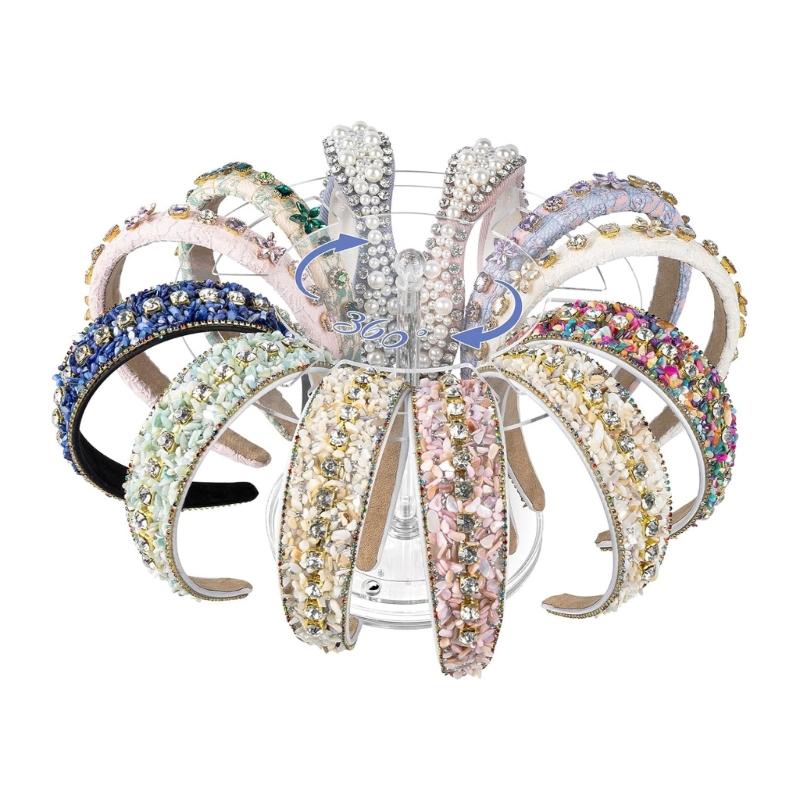Clear Acrylic Headband Holder Versatile Acrylic Headband Display Stand Organizers for Home or Store Decoration